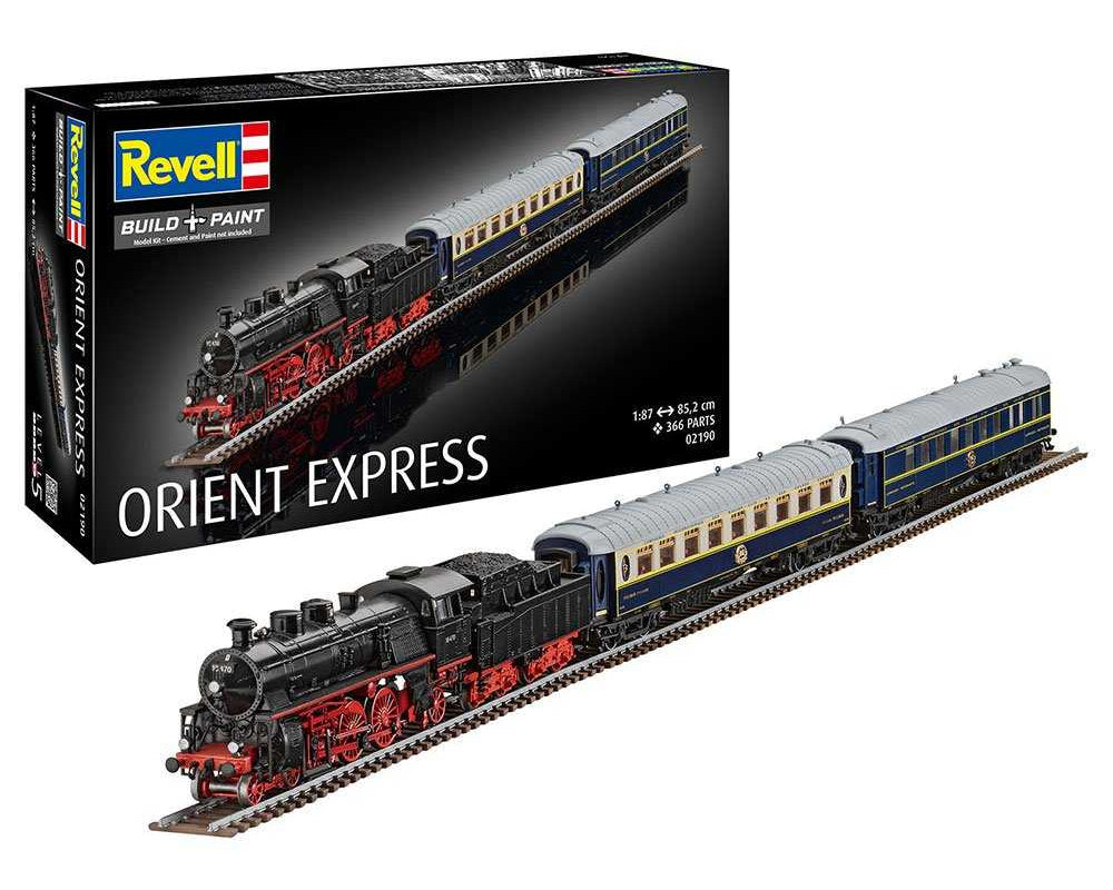 1:87 REVELL ORIENT EXPRESS - COMPLETE TRAIN SET MODEL KIT