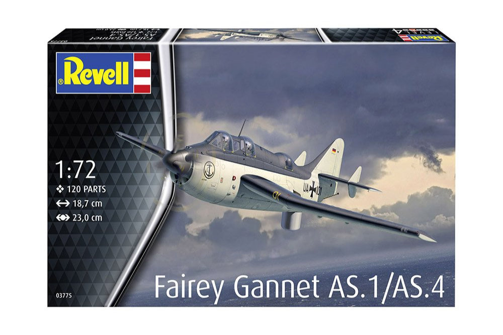 1:72 REVELL FAIREY GANNET AS.1/AS.4 Plastic Model Kit *Australian Decals*
