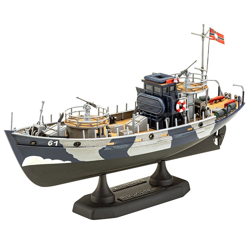 1:144 REVELL KRIEGSFISCHKUTTER Plastic Model Kit