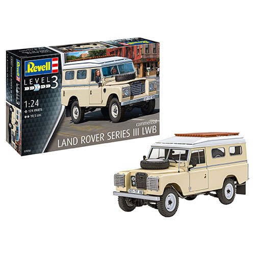 1:24 REVELL LAND ROVER SERIES III LWB (COMMERCIAL) Plastic Model Kit