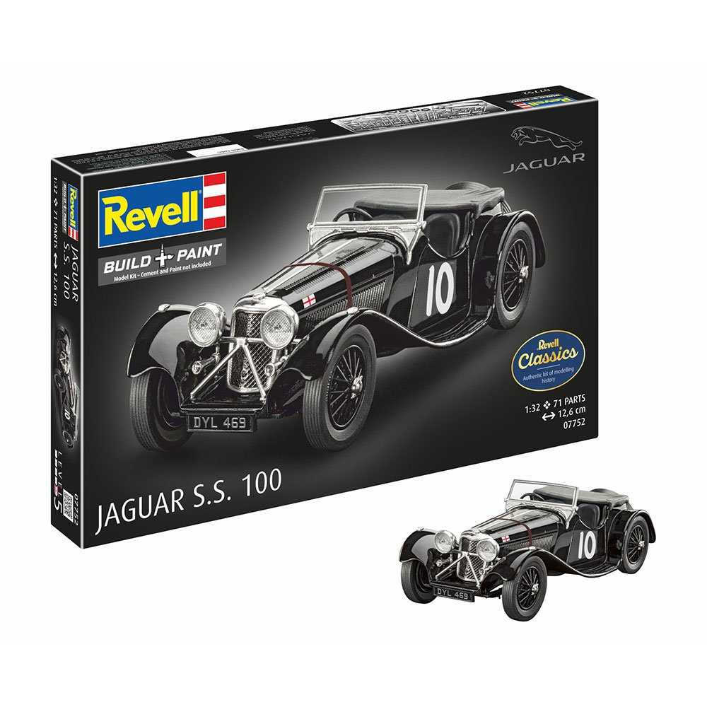 1:32 REVELL JAGUAR SS 100 Plastic Model Kit