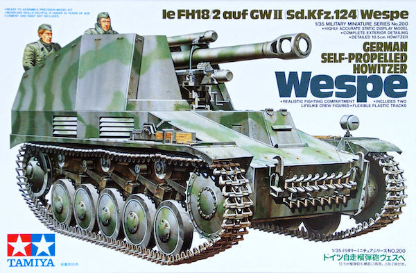1:35 TAMIYA German le FH18/2 auf GWII WESPE