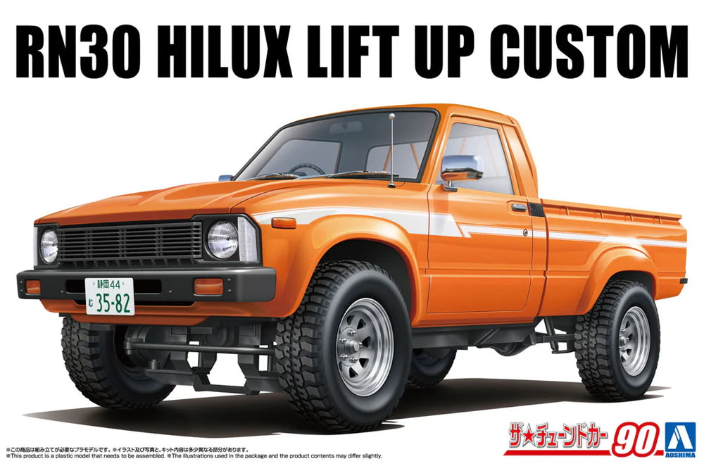 1:24 AOSHIMA TOYOTA RN30 HILUX LIFT UP CUSTOM '78