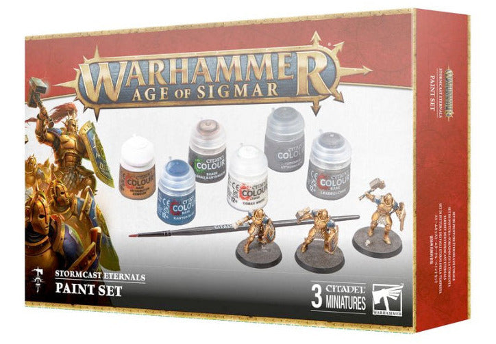 WARHAMMER Age of Sigmar: Stormcast Eternals Paints Set