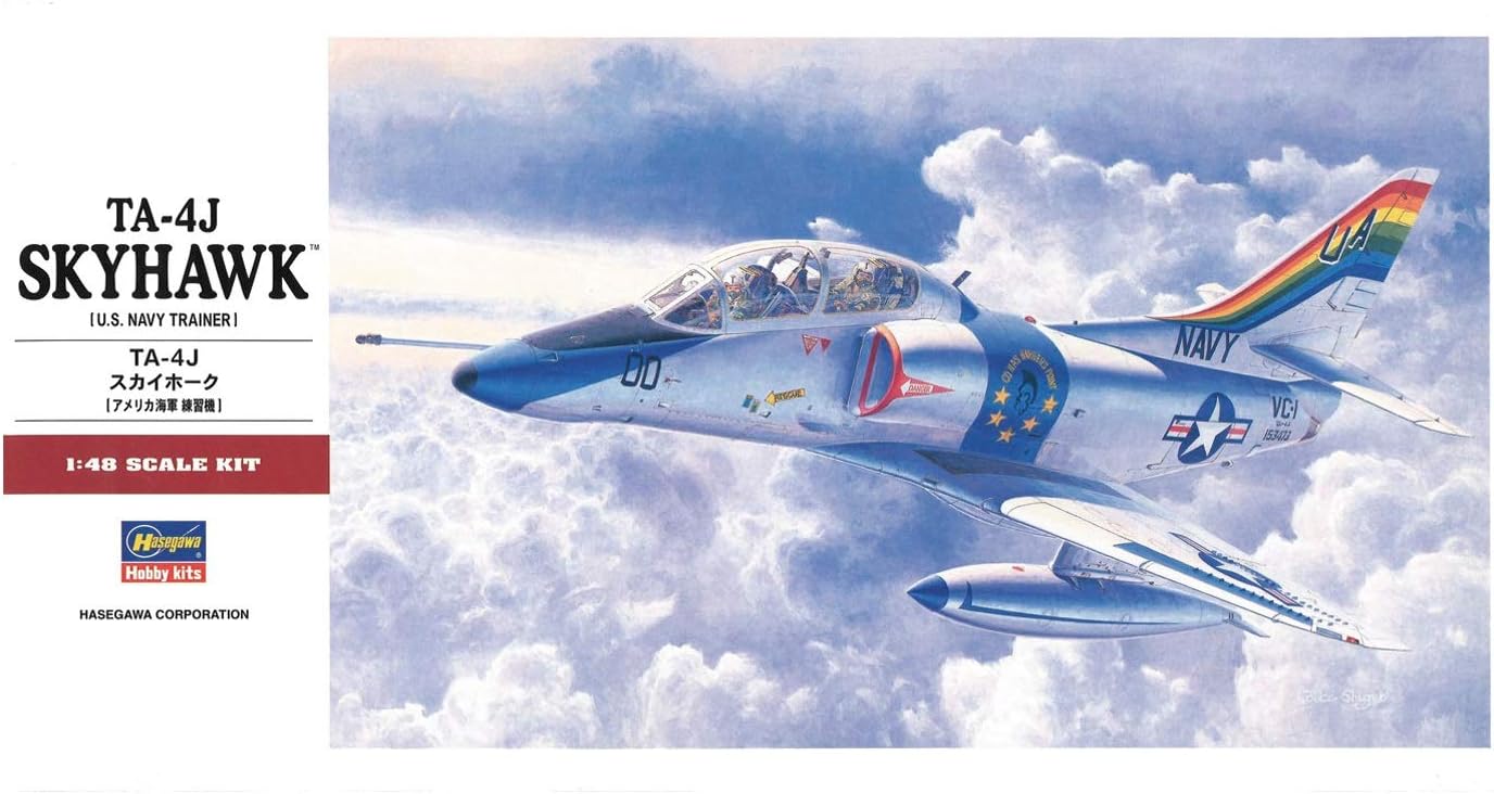 1:48 HASEGAWA TA-4J SKYHAWK Plastic Model Kit