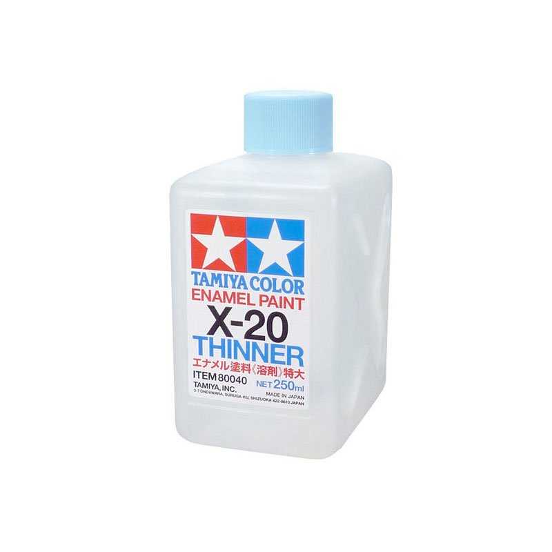 TAMIYA X-20 ENAMEL THINNER (250ML)