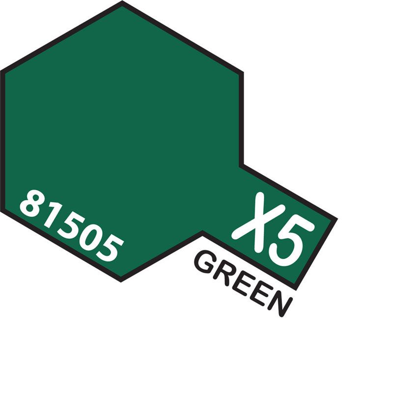Tamiya Mini X-5 GREEN 10ml Acrylic Paint