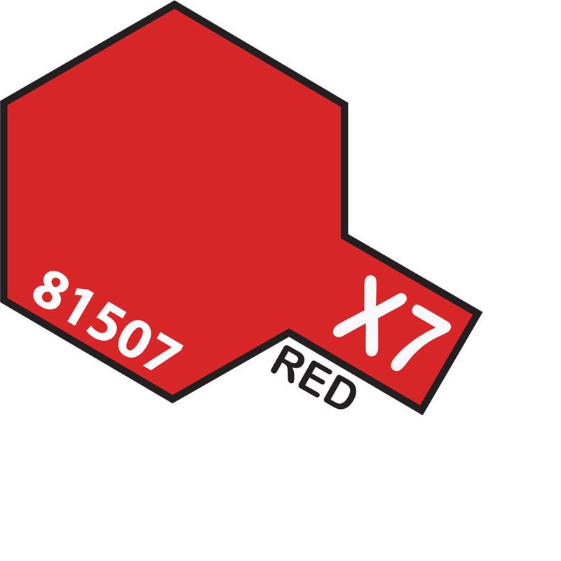 Tamiya Mini X-7 RED 10ml Acrylic Paint