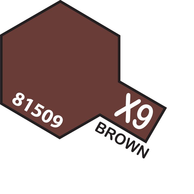 Tamiya Mini X-9 BROWN 10ml Acrylic Paint