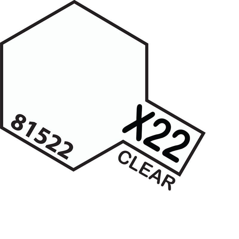 Tamiya Mini X-22 CLEAR 10ml Acrylic Paint