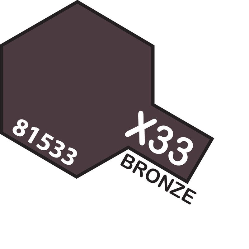 Tamiya Mini X-33 BRONZE 10ml Acrylic Paint