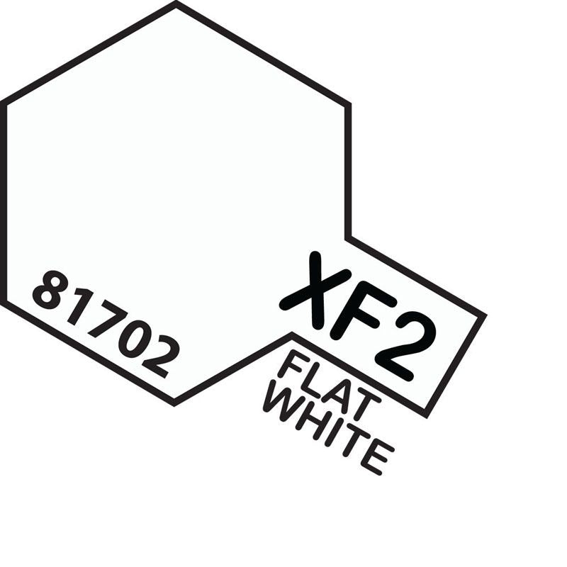 Tamiya Mini XF-2 FLAT WHITE 10ml Acrylic Paint