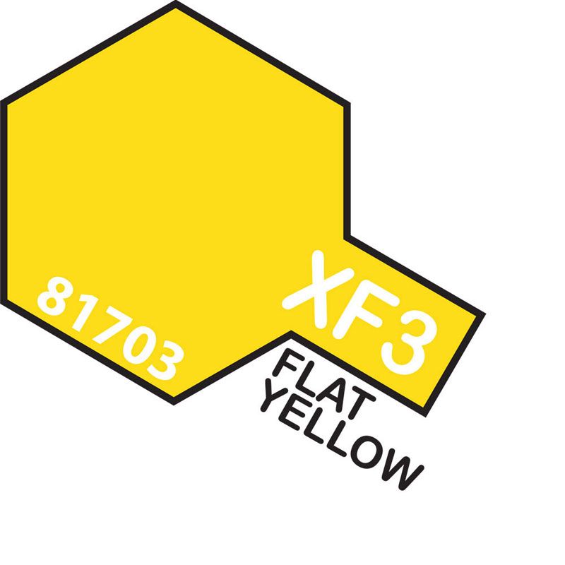 Tamiya Mini XF-3 FLAT YELLOW 10ml Acrylic Paint
