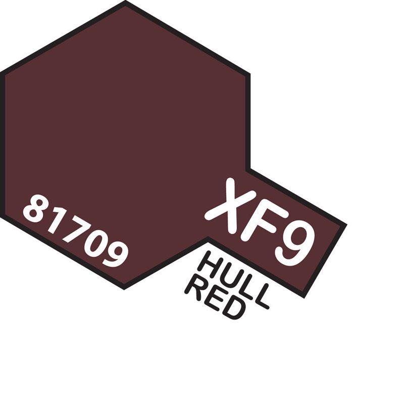 Tamiya Mini XF-9 HULL RED 10ml Acrylic Paint