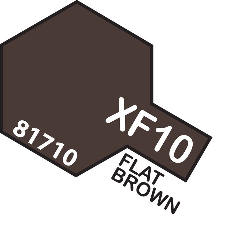 Tamiya Mini XF-10 FLAT BROWN 10ml Acrylic Paint