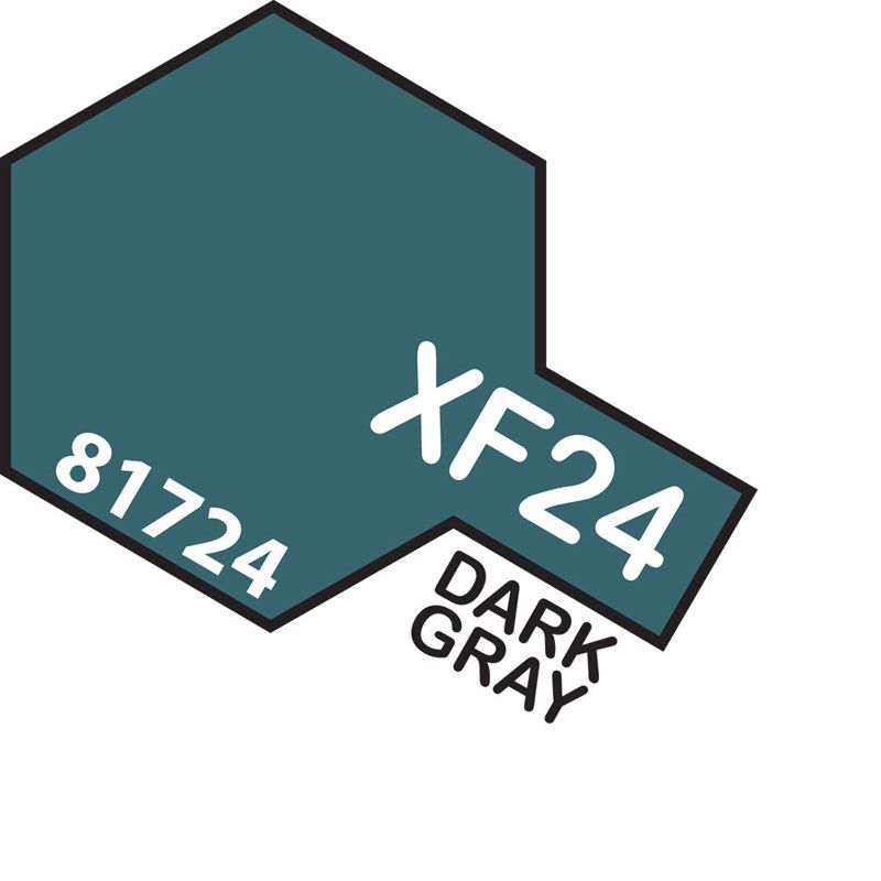 Tamiya Mini XF-24 DARK GREY 10ml Acrylic Paint
