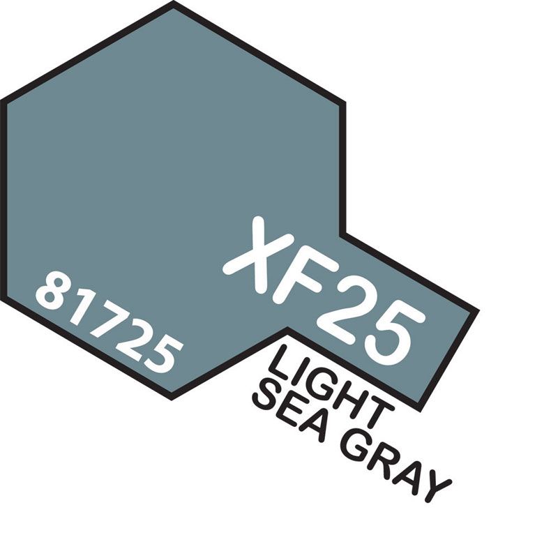 Tamiya Mini XF-25 LIGHT SEA GREY 10ml Acrylic Paint