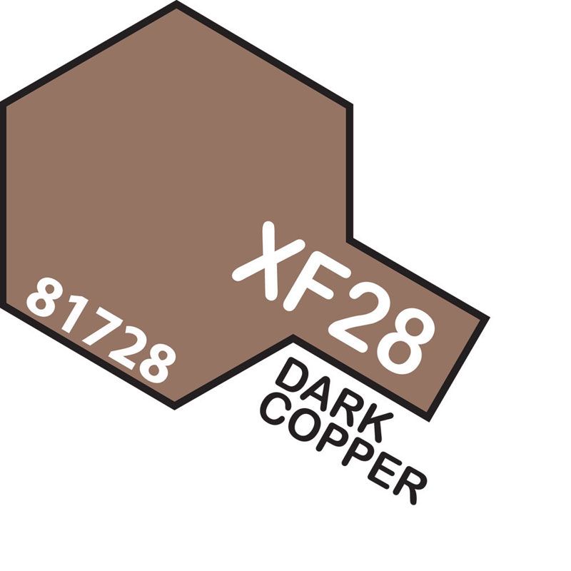 Tamiya Mini XF-28 DARK COPPER 10ml Acrylic Paint
