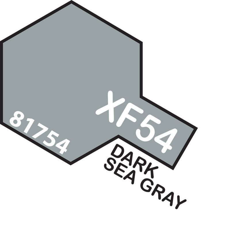 Tamiya Mini XF-54 DARK SEA GREY 10ml Acrylic Paint