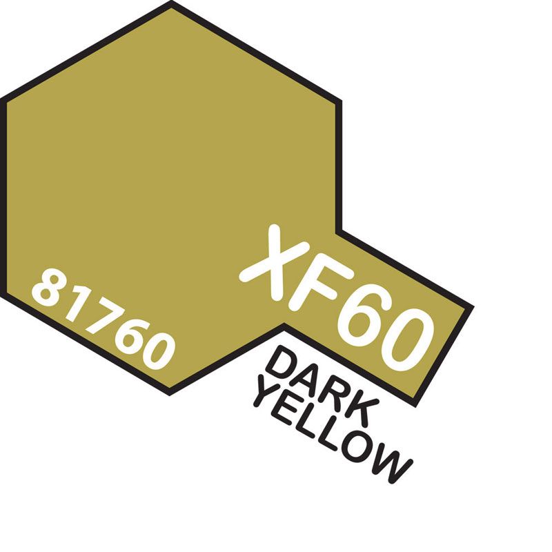 Tamiya Mini XF-60 DARK YELLOW 10ml Acrylic Paint