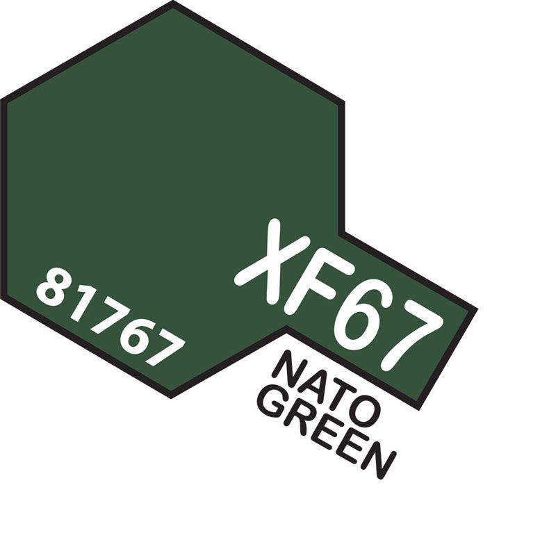 Tamiya Mini XF-67 NATO GREEN 10ml Acrylic Paint