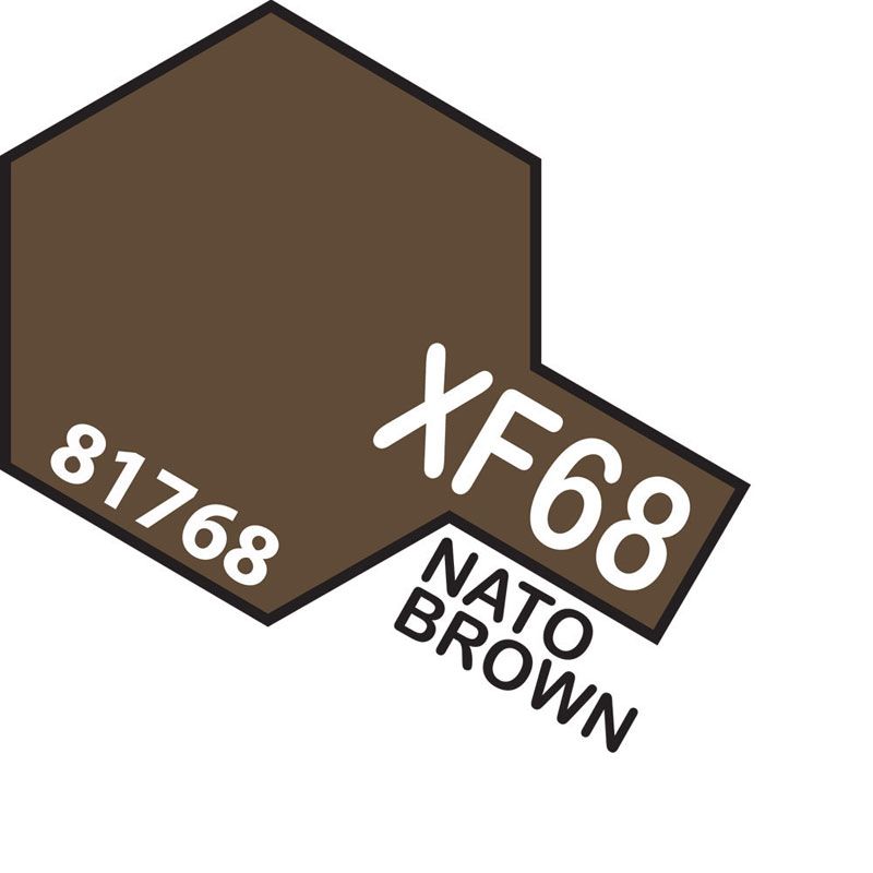 Tamiya Mini XF-68 NATO BROWN 10ml Acrylic Paint