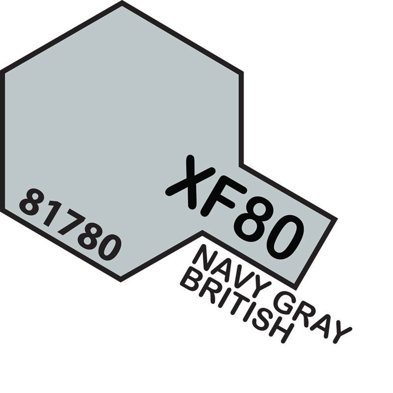 Tamiya Mini XF-80 ROYAL GRAY 10ml Acrylic Paint