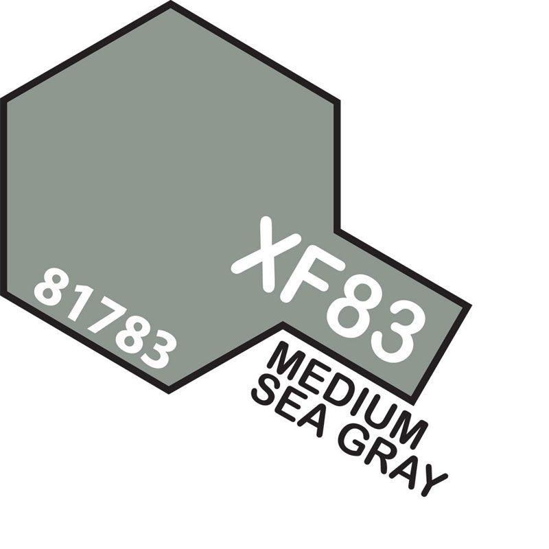 Tamiya Mini XF-83 MEDIUM SEA GRAY 2 RAF 10ml Acrylic Paint