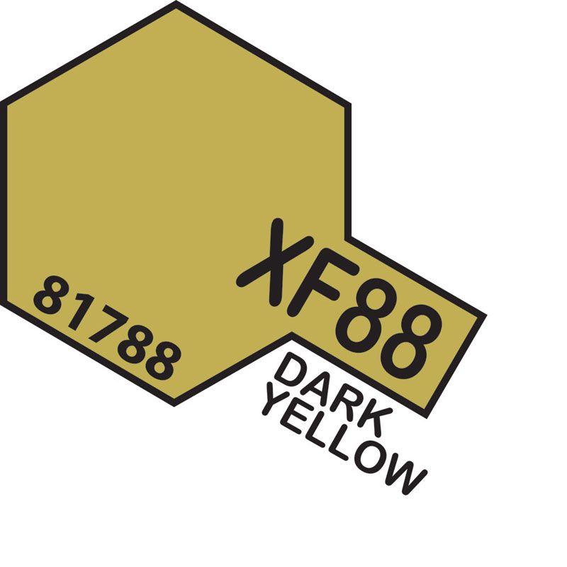 Tamiya Mini XF-88 DARK YELLOW 2 10ml Acrylic Paint