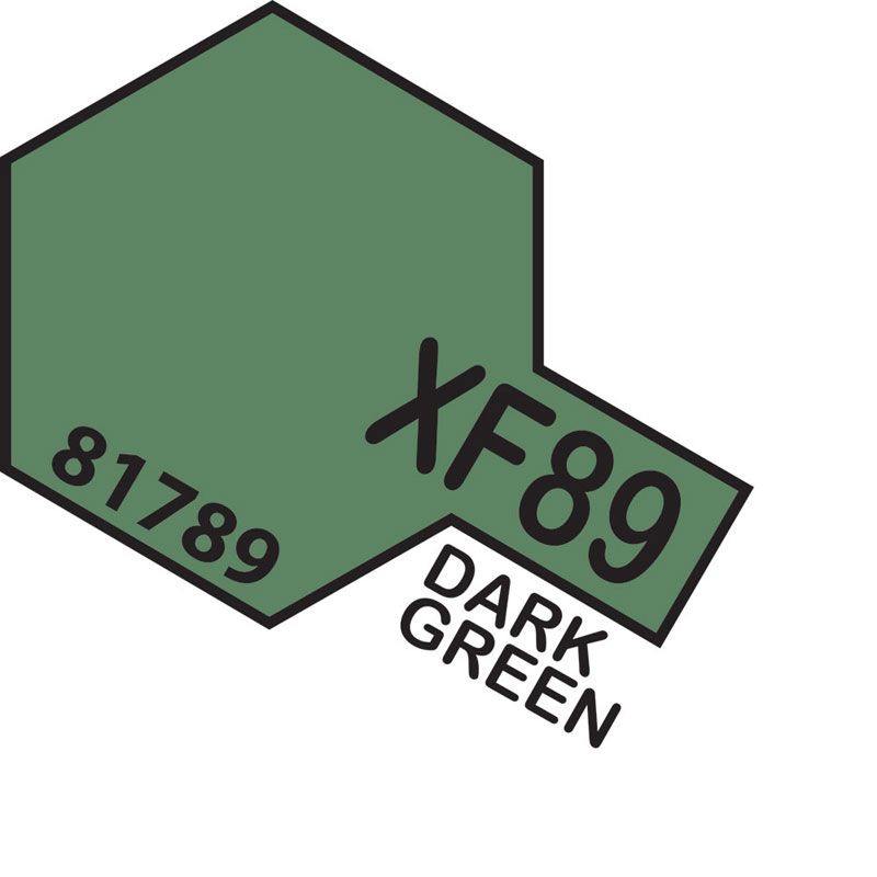 Tamiya Mini XF-89 DARK GREEN 2 10ml Acrylic Paint