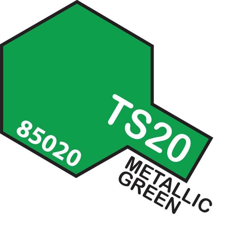 TAMIYA TS-20 METALLIC GREEN SPRAY PAINT