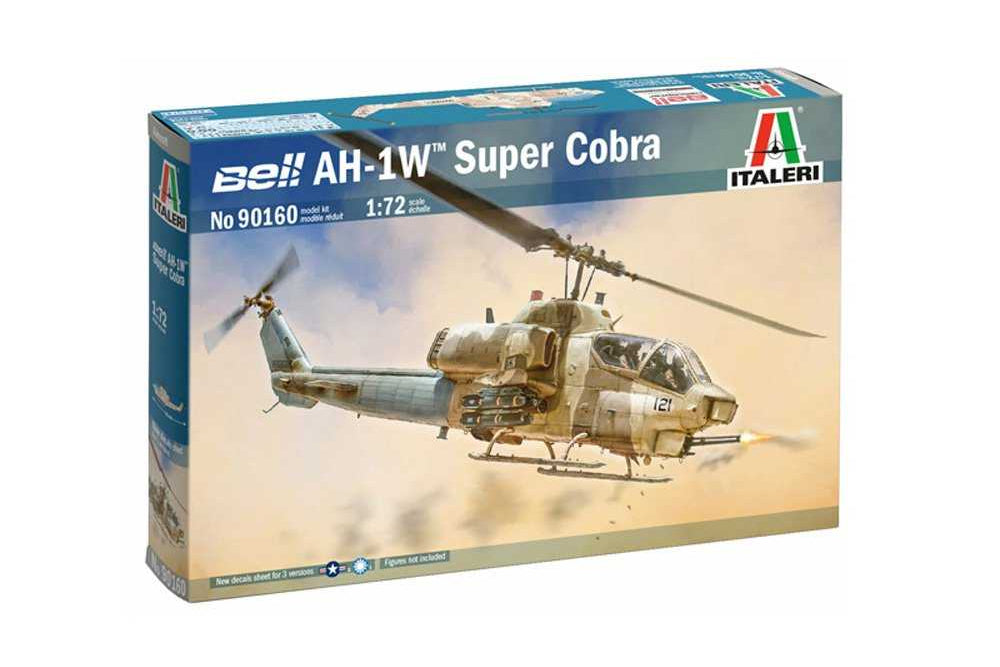 1:72 ITALERI AH-1W SUPER COBRA Plastic Model Kit