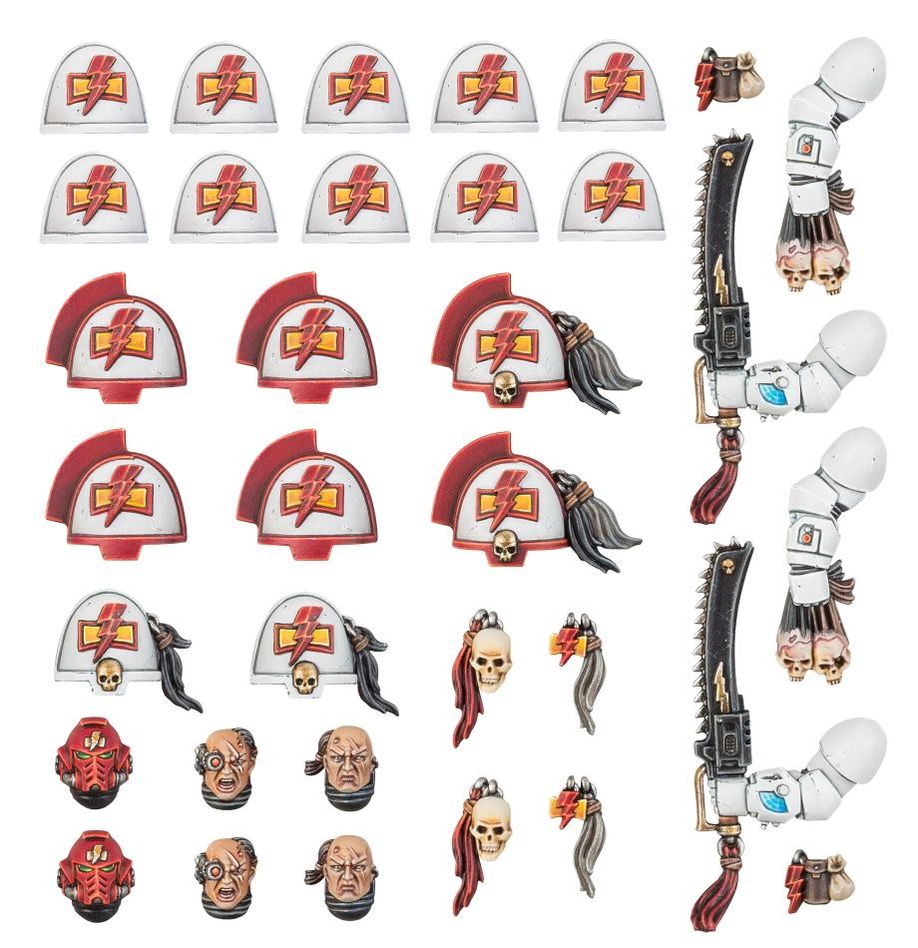 WARHAMMER 40K White Scars Primaris Upgrades & Transfers