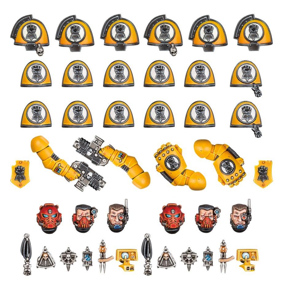 WARHAMMER 40K Imperial Fists Primaris Upgrades and Transfers
