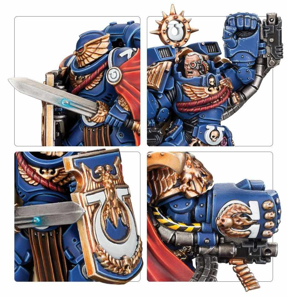 WARHAMMER 40K Ultramarines: Marneus Calgar with Victrix Honour Guard