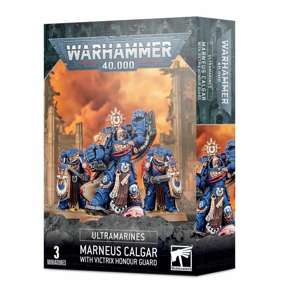 WARHAMMER 40K Ultramarines: Marneus Calgar with Victrix Honour Guard