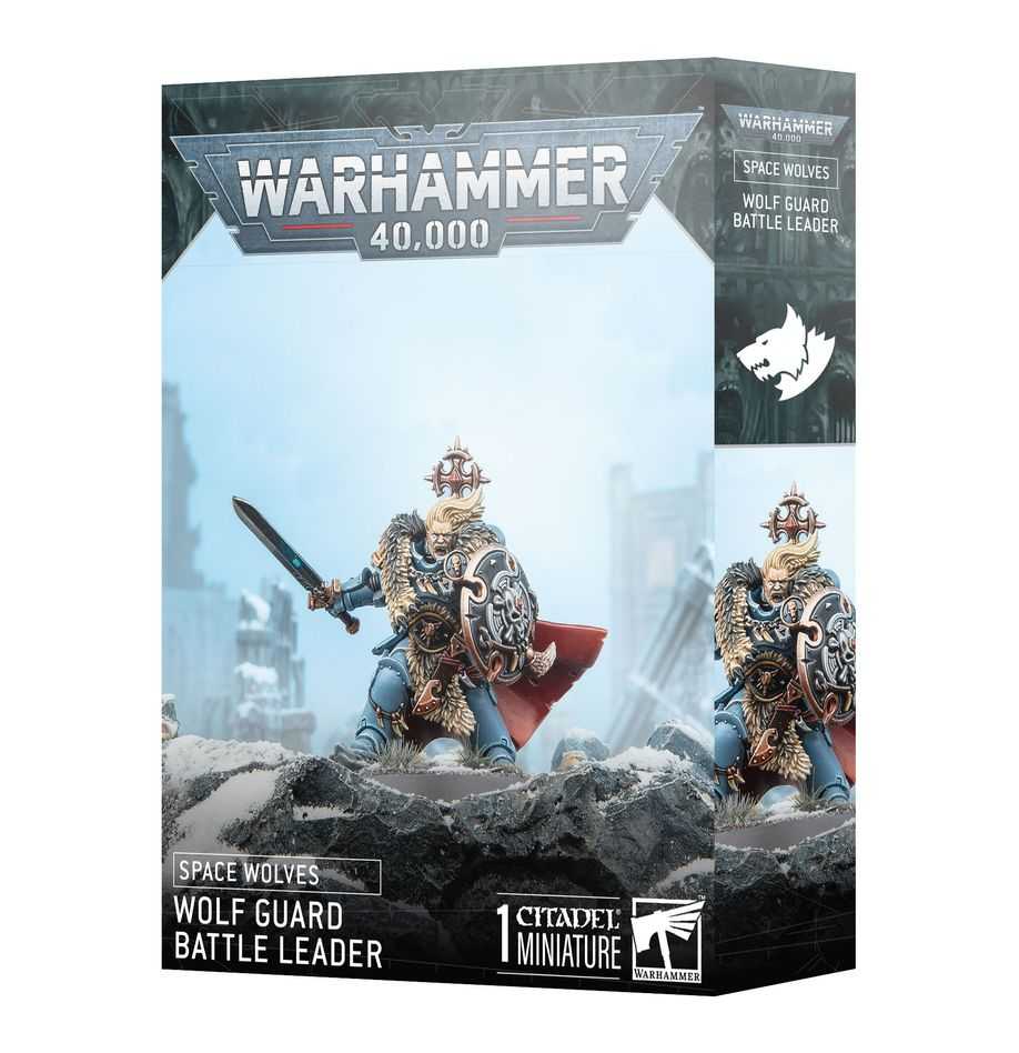WARHAMMER 40K Space Wolves: Wolf Guard Battle Leader