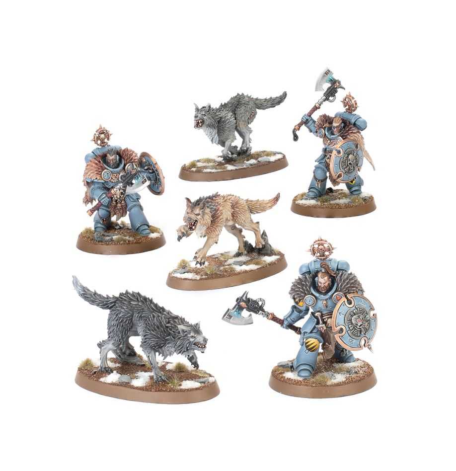 WARHAMMER 40K Space Wolves: Wolf Guard Headtakers