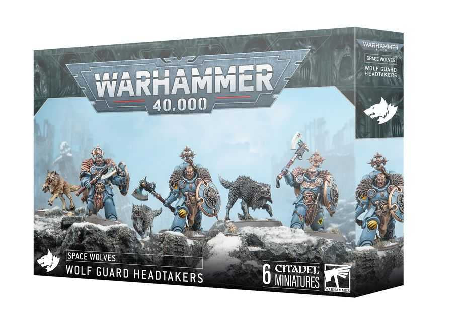 WARHAMMER 40K Space Wolves: Wolf Guard Headtakers