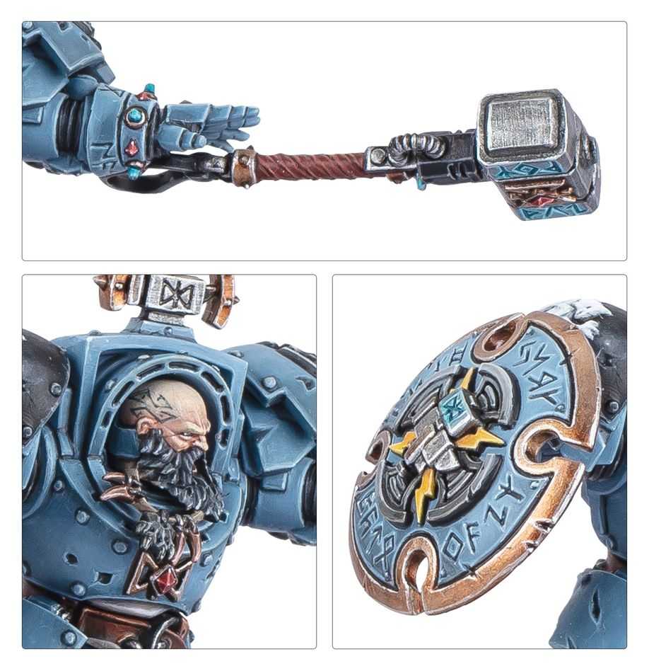 WARHAMMER 40K Space Wolves: Arjac Rockfist