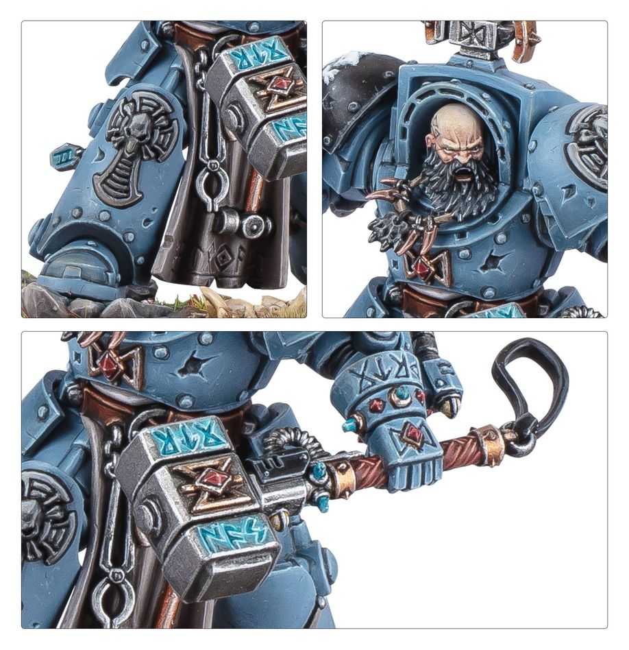 WARHAMMER 40K Space Wolves: Arjac Rockfist