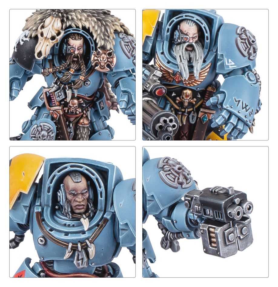 WARHAMMER 40K Space Wolves: Wolf Guard Terminators