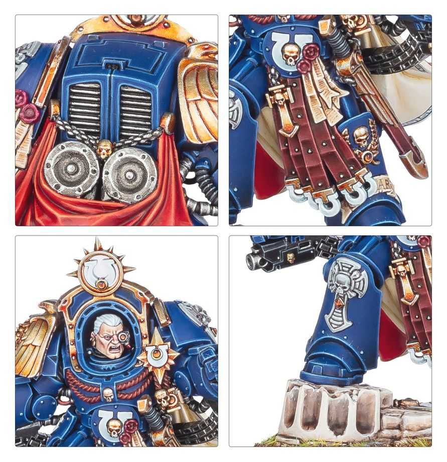 WARHAMMER 40K Ultramarines: Marneus Calgar in Armour of Antilochus