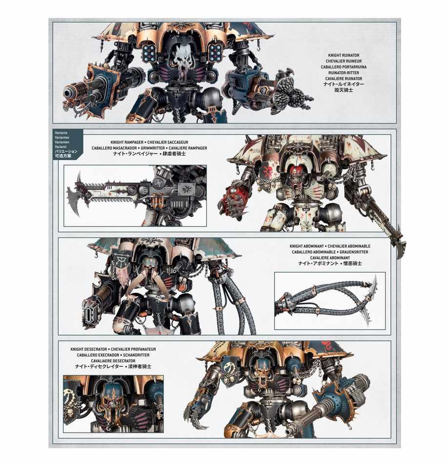 WARHAMMER 40K Chaos Knights: Knight Ruinator