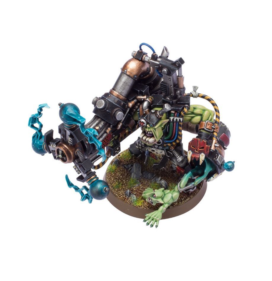 WARHAMMER 40K Orks: Big Mek with Shokk Attack Gun