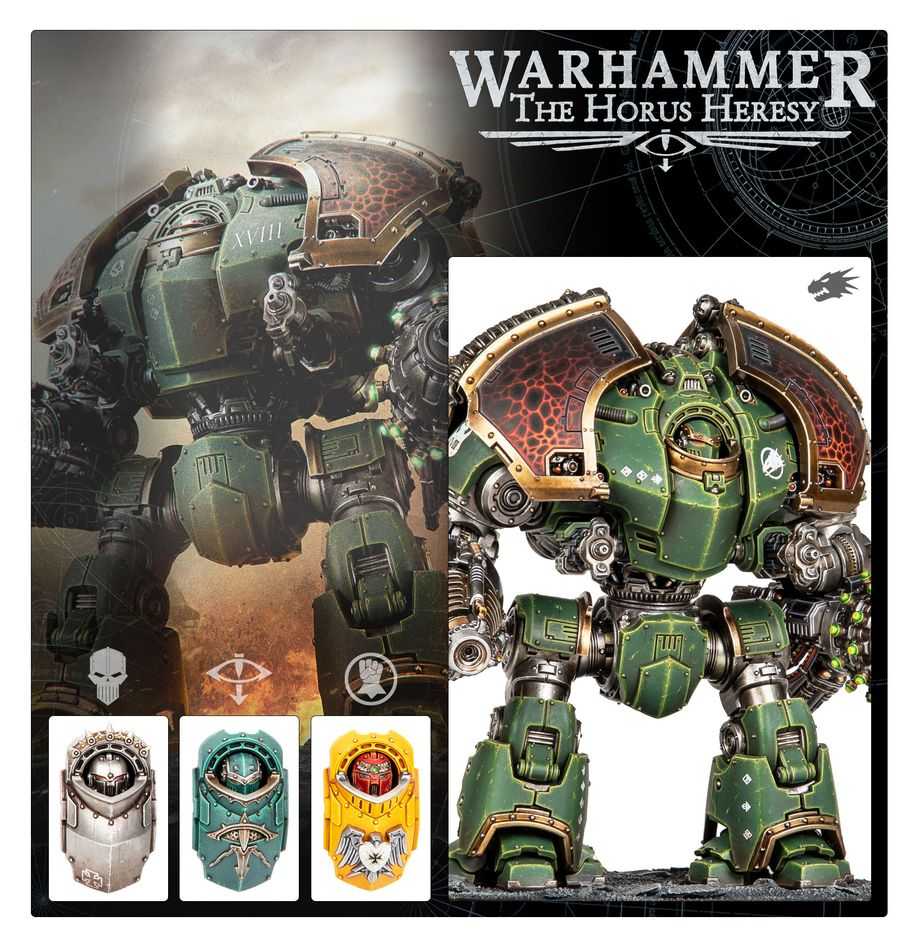 WARHAMMER The Horus Heresy: Saturnine Siege Dreadnought – Ophion Configuration