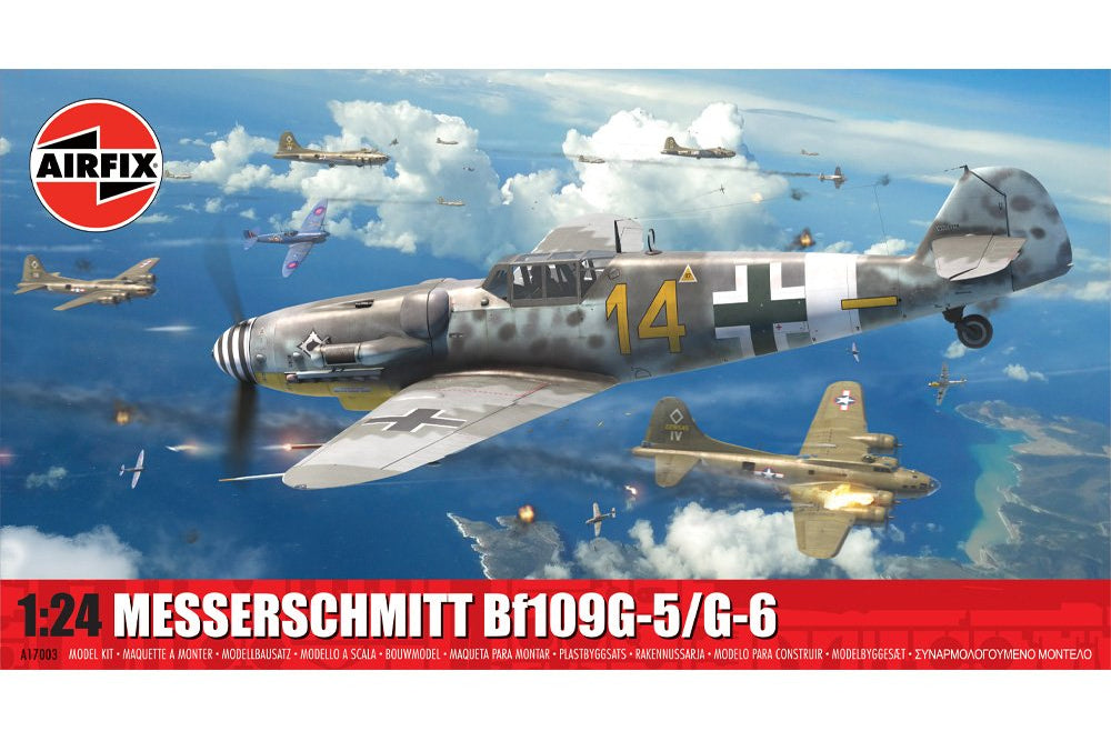 1:24 AIRFIX Messerschmitt Bf109G-5/G-6 Plastic Model Kit