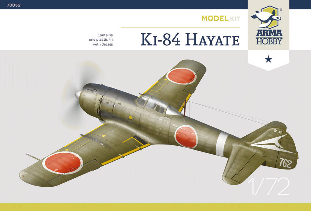 1:72 ARMA HOBBY Nakajima Ki-84 Hayate Plastic Model Kit