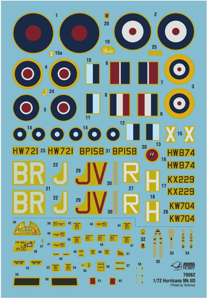 1:72 Arma Hobby Hurricane Mk II D Plastic Model Kit