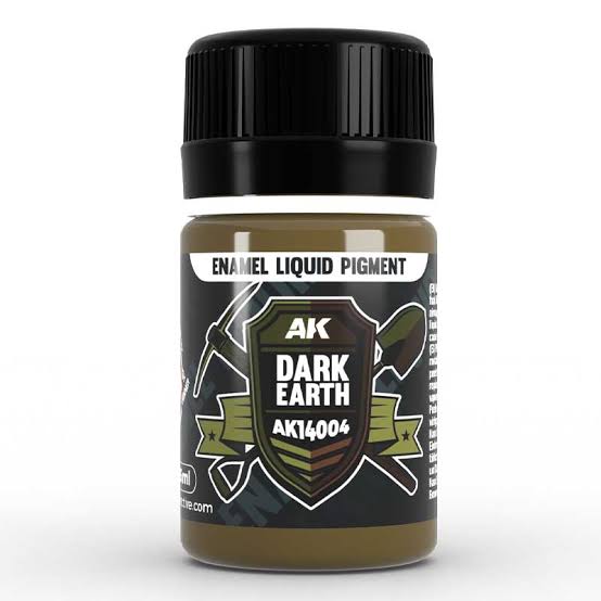 AK Interactive AK14004 Dark Earth Enamel Liquid Pigment 35ml